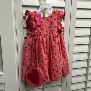 Toddler girls size 4 valentines dress- Isaac Mizrahi